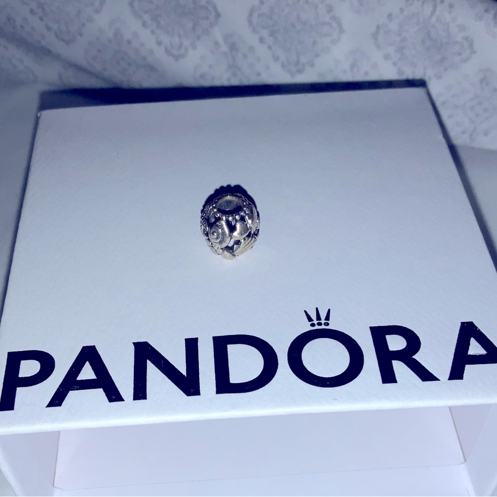 Pandora Openwork Starfish, Shells & Hearts Charm